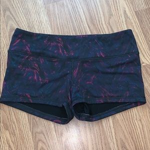 Dark pink/black FLEO spandex